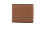 Burberry Luna Tan Grained Leather Small Coin Pouch Snap Wallet -   -  Burberry.